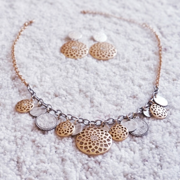 NWT NECKLACE AND EARRINGS SET - Picture 1 of 3